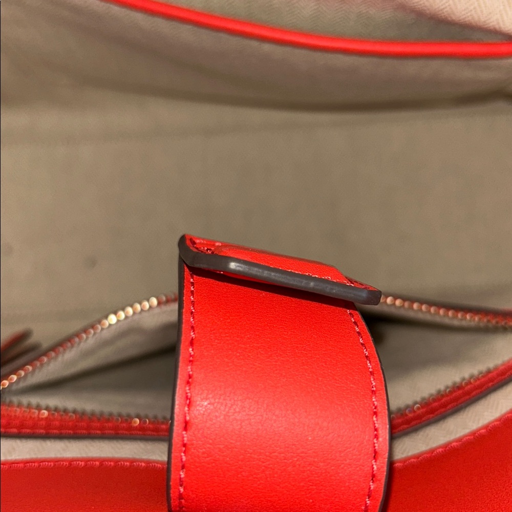 Tory Burch Vibrant Red Tote - Picture 3 of 3